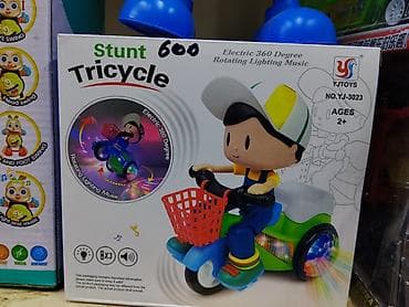 элекро машина: Игрушка «Stunt Tricycle» (YJTOYS, модель YJ-3023) - Электрический — 1