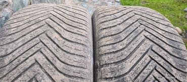 Шины 225 / 55 / R 17, Лето, Б/у, Пара, Легковые, Корея, Hankook