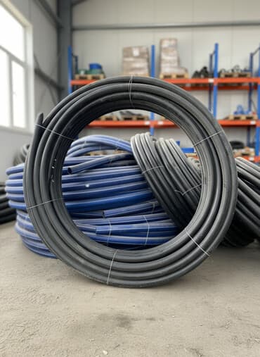 Полиэтиленовые трубы в бухтах 50 метров размер 110 - Материал: ПЭ