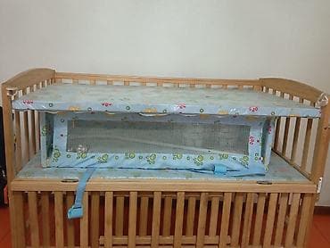 Балдар эмереги: Манеж керебет, Колдонулган, Бүктөлмө, Жыгач — 2