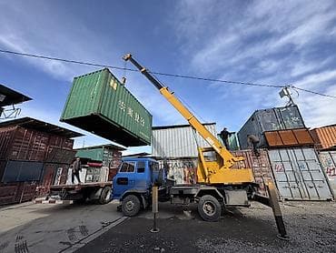 манипуляторы услуги: Услуги автокрана для работ с контейнерами и негабаритом - Подъём — 2