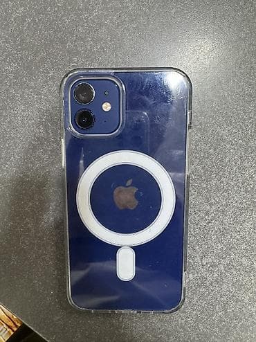 iphone 13 pro green: IPhone 12, Б/у, 128 ГБ, Синий, Защитное стекло, Чехол, Кабель, 100 % — 4