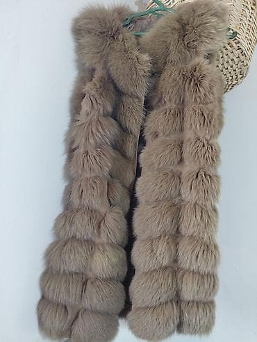Утепленный, Меховой, Осень-весна, Искусственный мех, Длинная модель