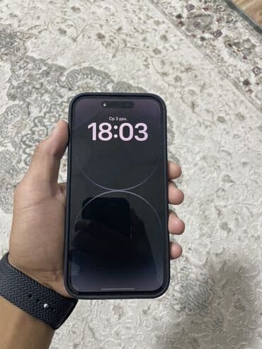 озу ddr2: IPhone 14 Pro Max, Колдонулган, 128 ГБ, Кара, Каптама, 71 % — 1