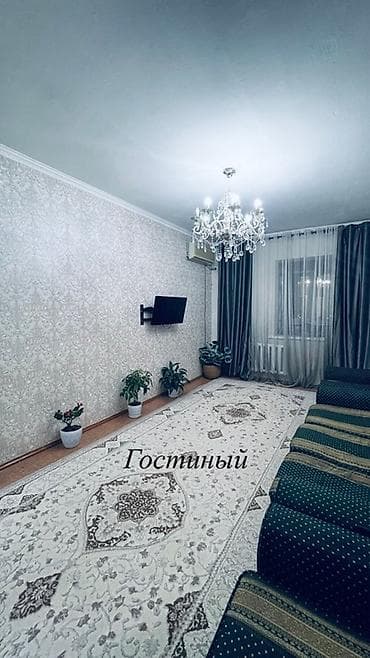 гостиница круглосуточно: 3 комнаты, 70 м², 4 этаж, Косметический ремонт — 3