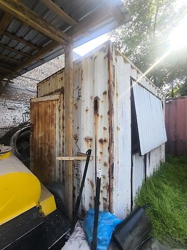 резанный контейнер: Металлический бытовой/складской контейнер готовили для фудзоны — 2