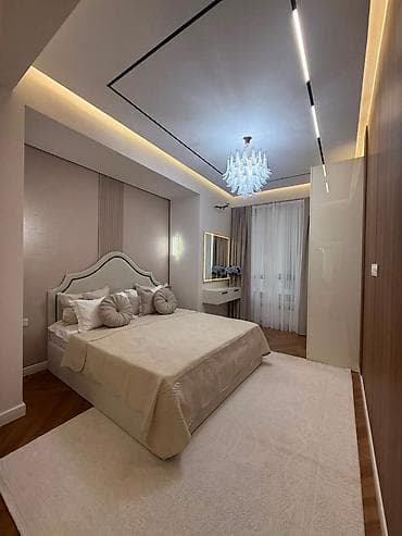 коктал: 2 комнаты, 80 м², Асанбай мкр Элитка, 11 этаж, Дизайнерский ремонт — 6