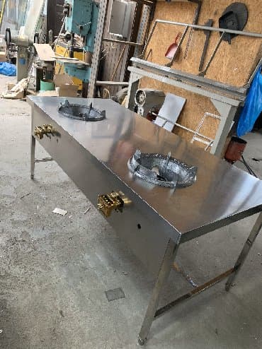 спираль для сенсорных плит: Горелка для вока со столом — 2