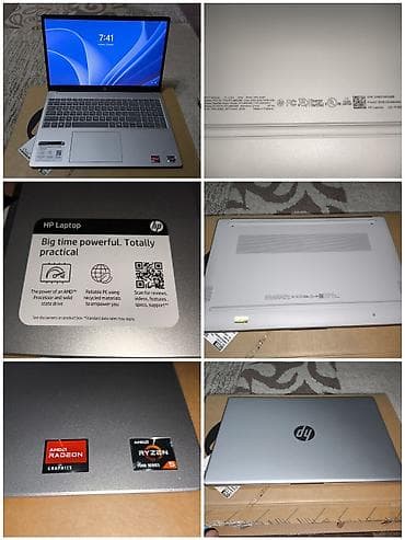 Ноутбуки HP: HP 15-fc0245 Основные характеристики: - Процессор: AMD Ryzen 5 7520U — 3