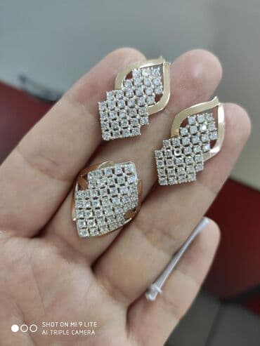 свадебные платья от производителя: Набор украшений, Проба 925, Женские, Новый — 6