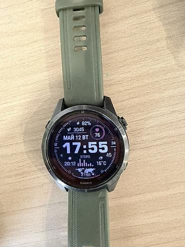 Смарт-часы: Garmin Fēnix 7S Pro Sapphire Solar Titanium - Корпус: титан, задняя — 1
