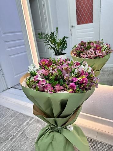 Альстромерия свежая Ыссык-Кульская Цена договорная Букет . В букете