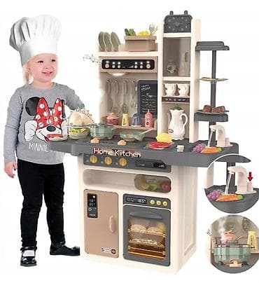 Детская игровая кухня Home Kitchen — большой многофункциональный набор at lalafo.kg Детская игровая кухня Home Kitchen — большой многофункциональный набор