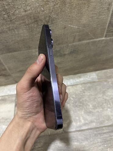 ош жапалак: IPhone 14 Pro Max, 128 ГБ, Deep Purple, Коргоочу айнек, Каптама, 86 % — 3