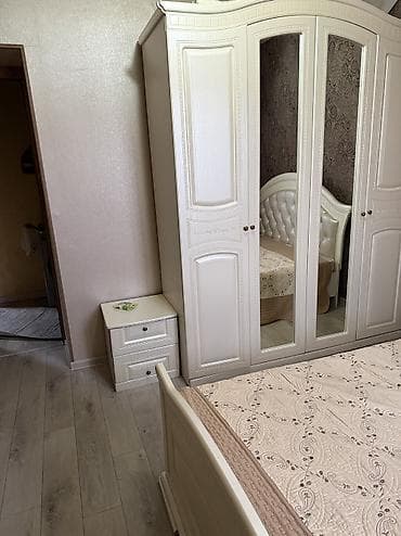 квартира в районе дордой: 3 комнаты, С мебелью полностью — 7