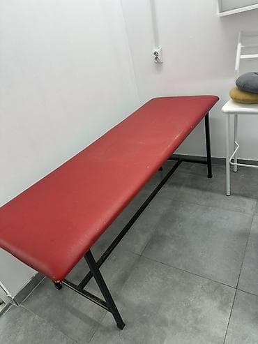 Медициналык жабдуулар: Кушетка для массажа/медосмотров - Прямая стационарная конструкция на — 2