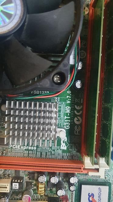 Настольные ПК и комплектующие: Материнская плата для ПК, Б/у, LGA775, Micro-ATX — 3