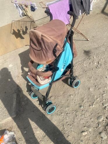 Коляска, цвет - Коричневый, Б/у at lalafo.kg Коляска, цвет - Коричневый, Б/у