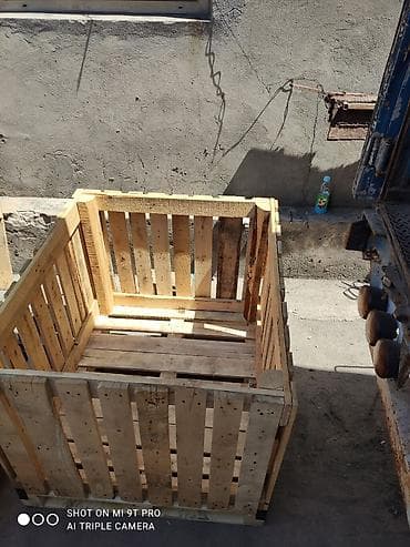 ош жапалак: Производство деревянных ящиков, поддон (европоддон полет). принемаем — 4
