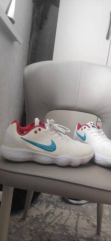 nike tech flece: Кроссовки Nike (бег/тренировки) - Верх: дышащий текстиль белого цвета — 3