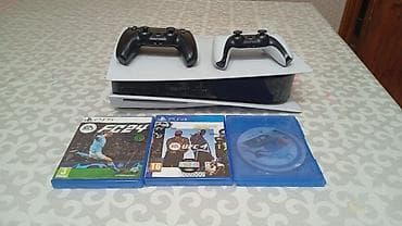 Продам Sony PlayStation 5 (версия с дисководом) - 2 геймпада DualSense