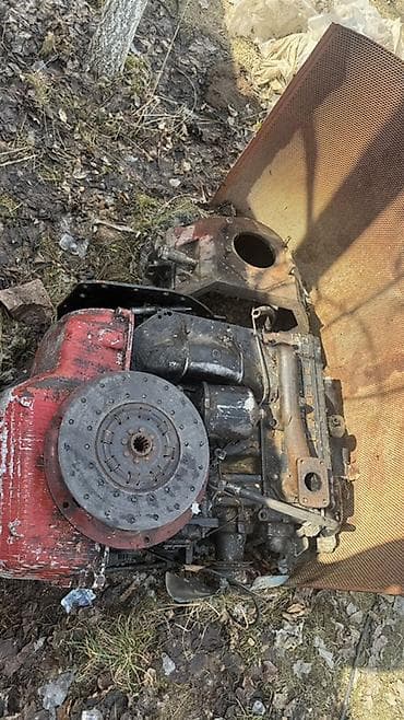 Топливные баки: МТЗ-80 переделанный под ЗИЛ - Двигатель в сборе с маховиком и корзиной — 3