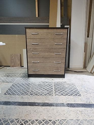 Комоды для одежды: Комод для одежды, Без зеркала, ЛДСП, цвет - Коричневый — 1