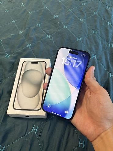 true: IPhone 15, Б/у, 128 ГБ, Черный, 74 % — 8