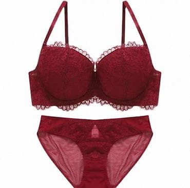 Комплект, Бюстгальтер, Микрофибра, С кружевом — 5