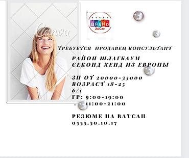 Требуется продавец консультант