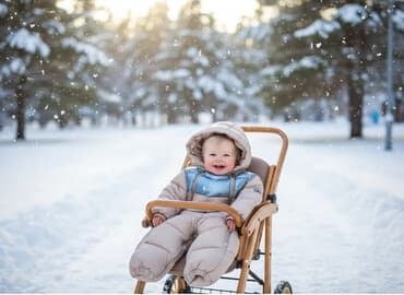 Детские электрокары: Детский зимний комбинезон-конверт - Тип: утеплённый комбинезон для — 1