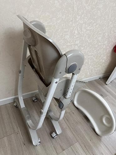 Детские односпальные кровати: Детский стульчик для кормления, складной. Особенности: - Регулировка — 5