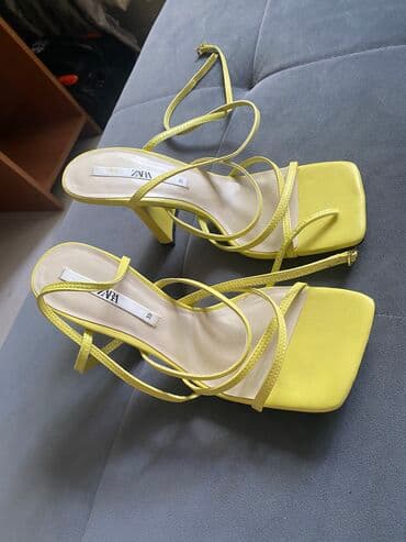 шлепка: Босоножки, 39, Alaska, Новый, цвет - Желтый, Платная доставка, Самовывоз — 5