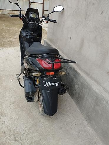 скутер 3 колеса: Скутер JIlang, черный, спортивный дизайн 49 куб — 2