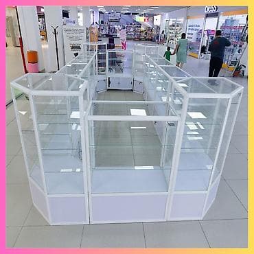 Соода жабдуулары: Прилавок витрина Прилавок стеклянный, торговые витрины металлические — 9