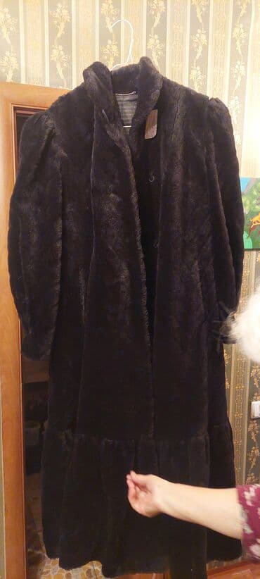 шуба с мутона: Шуба, Длинная модель, 5XL (EU 50) — 2