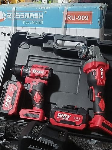 Дом и сад: Набор аккумуляторного инструмента KEN в чемодане Состав: - — 4