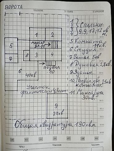 Дом из кирпича на мощьном фундаменте. перепланирован