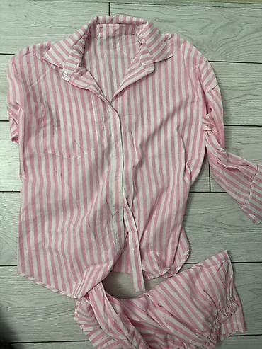 pull and: Двойка комплект в полоску - Двухпредметный набор: рубашка на — 2