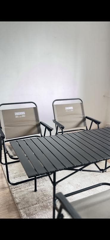 стол стулями: Комплект складной мебели для отдыха ENKINMO: - 4 кресла с — 5