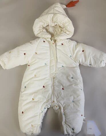 детский зимний комбез для новорождённых: Детские зимние комбинезоны-с крутыми капюшонами🔥 - Модели: два — 3