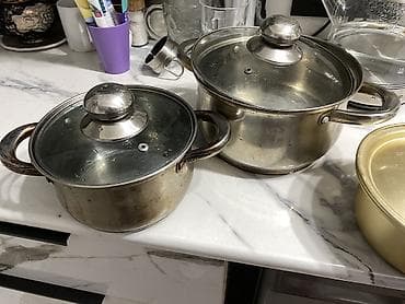 Другие товары для дома: Кастрюли из нержавеющей стали
корейская золотая кастрюля — 1