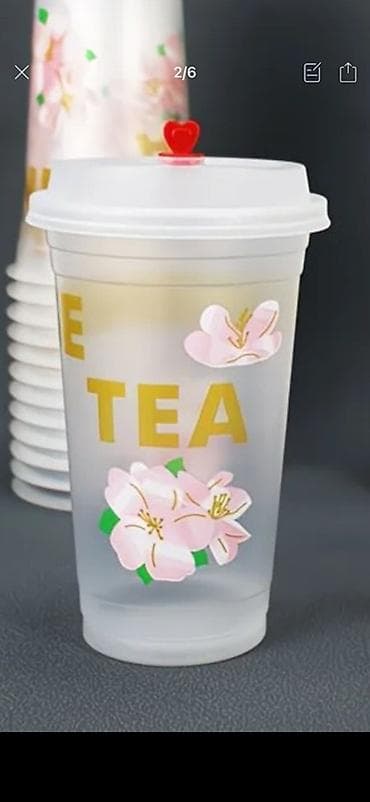 одноразовые стаканы с крышкой: Стаканы для холодных напитков с крышкой и клапаном-сердечком А также — 2