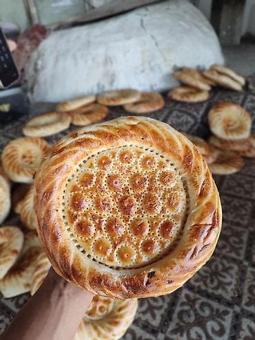 Самса-лепёшка (узбекская лепёшка, «нон») из тандыра - Традиционная