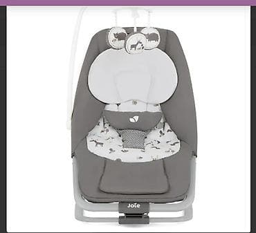 chicco echo: Детский шезлонг, Б/у, Качалка, Другой материал, цвет - Серый — 1