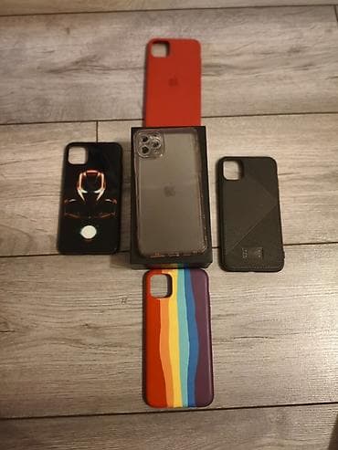 IPhone 11 Pro Max, Колдонулган, 256 ГБ, Matte Midnight Green, Куту, 75 %