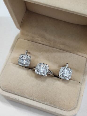 свадебные платья от производителя: Набор украшений, Проба 925, Женские, Новый — 6