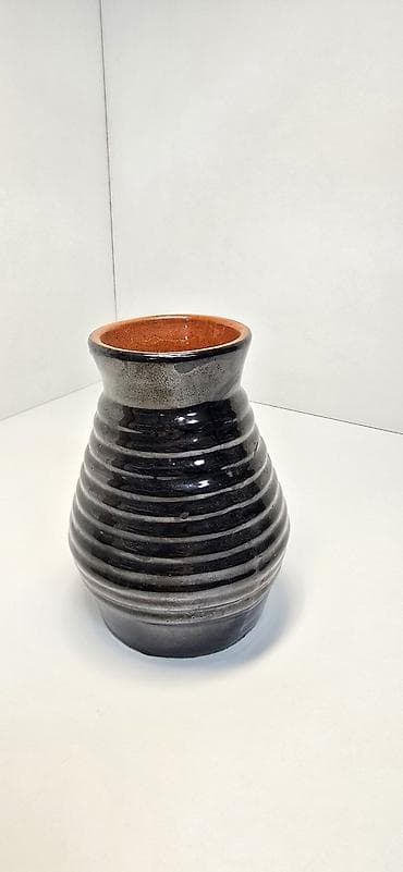 серебро куплю: Ваза СССР, керамика, высотой 15см-200с. Есть видеообзор — 1