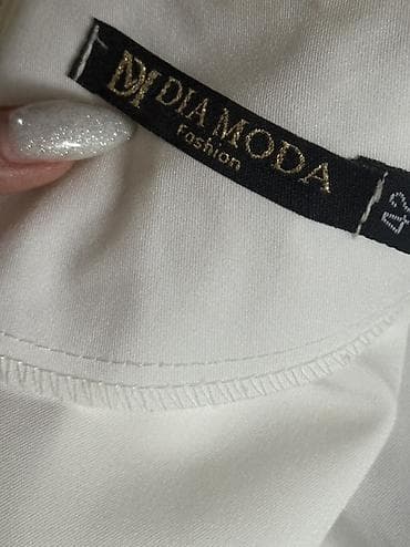 ralf lauren: Белое женское платье DIAMODA Fashion. Цена: 2000 - Цвет: молочно-белый — 2