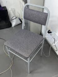 офисный диваны: Кеңсе отургучу, түсү - Боз, Башка материал — 3